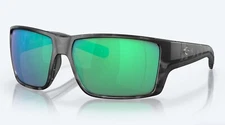 Costa Del Mar Reefton Pro Tiger Shark / Green Mirror Polarized Glass 580G - NEW