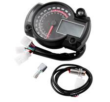 MB-AM077 Motorcycle Universal LCD Digital Speedometer Tachometer Odometer Gauge