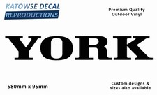 Millard York Caravan Replacement Vinyl Decal Sticker