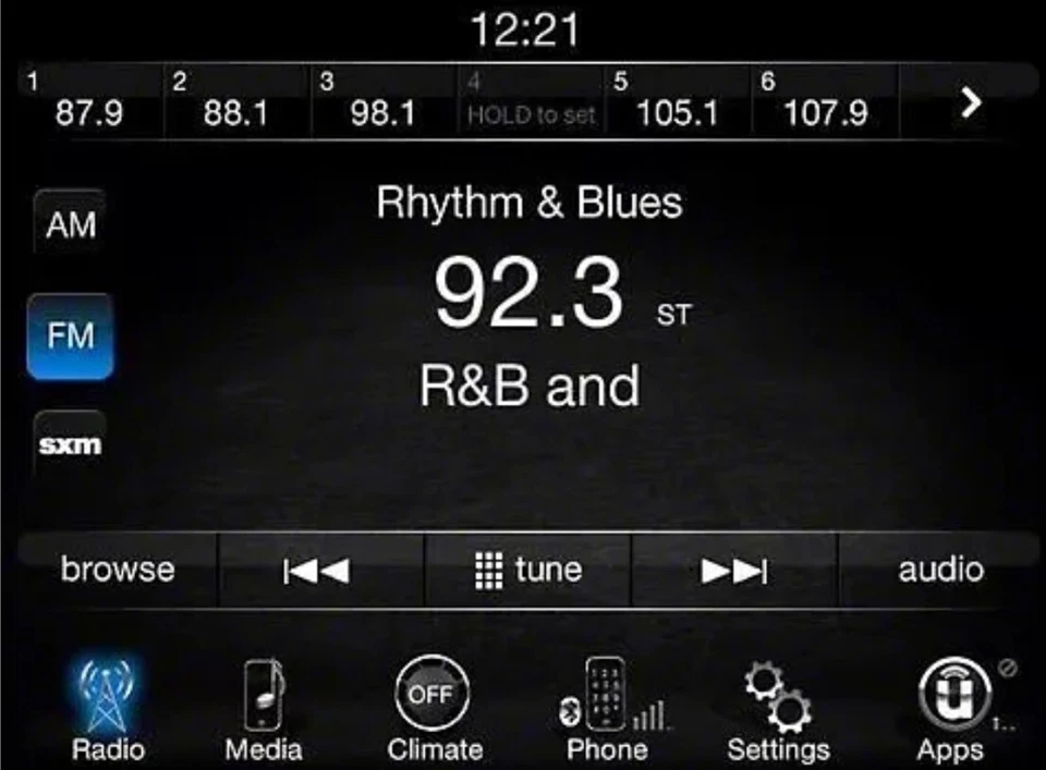 2015 -2016 DODGE CHALLENGER CHARGER RA4 UCONNECT RADIO SCREEN VP4 GPS NAVIGATION - Image 2 of 4
