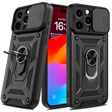 Armor Stand Ring Case iPhone 17 Pro Max 16 Pro 16E 15Pro 14Plus 13 12 11 XS SE 7