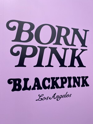 BLACKPINK X VERDY BORN PINK PLUSH T SHIRT SIZE SMALL & MEDIUM