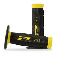 Progrip Dual Compound Motorbike Grips Black Yellow suit Suzuki DRZ400SM DRZ400E