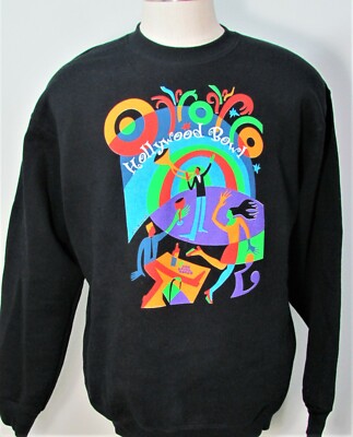 Zite Asbaghi Hollywood Bowl Ca Black Art Men's Sweatshirt L Sz Large 