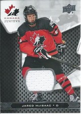 2018-19 Upper Deck UD Team Canada Juniors JARED MCISAAC #24 Jersey