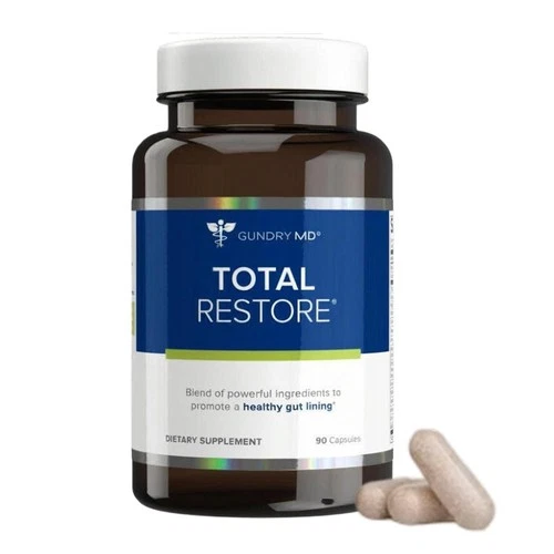 Gundry MD Total Restore Gut Health and Gut Lining Support Supplement (90 Caps) - Picture 1 of 12