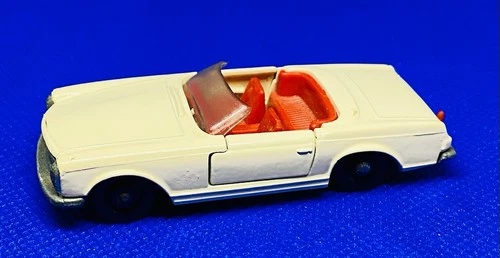Vintage Matchbox Mercedes 230 SL Car No. 27 White Lesney 1960's