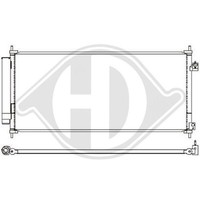 Kondensator Klimaanlage Diederichs DCC1664 Diederichs Climate FüR Honda