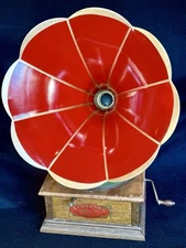 Antique STANDARD DISC PHONOGRAPH Record Player Restored Working Condition