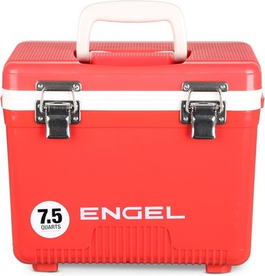 Engel UC7 7.5qt Leak-Proof, Air Tight, Drybox Cooler | Red