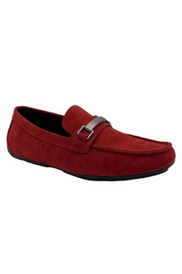 Alfani Men's Egan Driving Loafers Red Size 7.5 NWOB