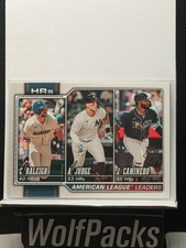 2026 Topps Series 1 Celebration - League Leaders Raleigh, Judge, Caminero #38