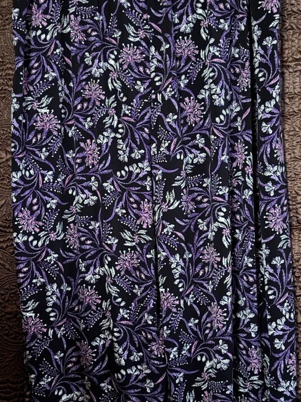 New women culottes W/o tag capris size L N Touch bd,ela.waist/tie,side pockets
