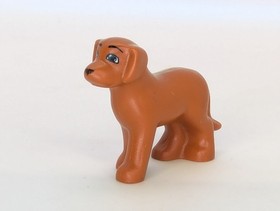 Lego Belville Playful Puppy Retired Standing Brown Dog Minifigure Dog #7583 2008