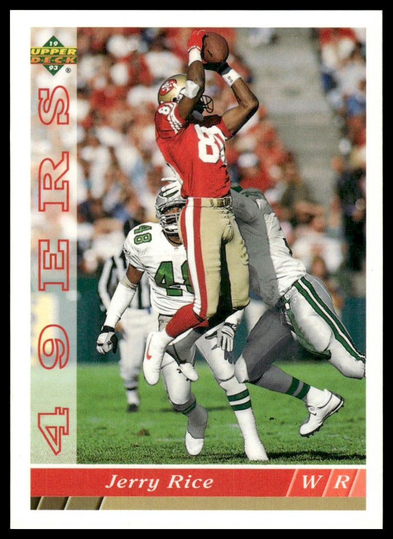 1993 Upper Deck San Francisco 49ers Team Set #SF12 Jerry Rice
