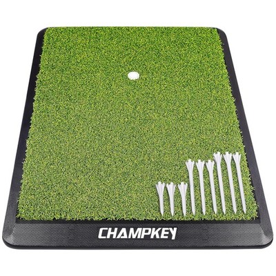 Foldable Golf Practice Mat with Rubber Base