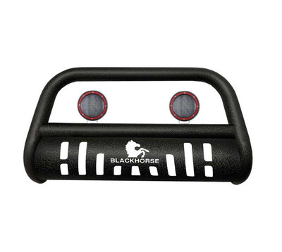 Black Horse Bull Bar Push Guard-T Textured BK w/5.3''LED Fits 98-04 Toyota Tacoma