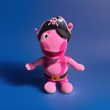 The Backyardigans Pirate Uniqua Sing Explore Talking Pink Plush 13" WORKS 2005