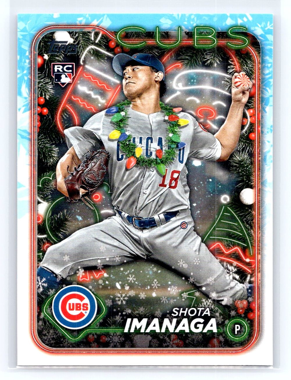 2024 Topps Holiday #H84b Shota Imanaga Necklace SP