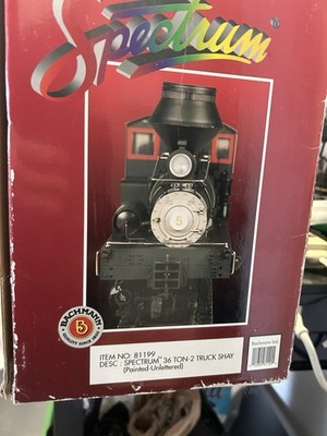 Bachmann Spectrum 81199 G Scale 36-Ton Two-Truck Shay Steam