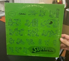 SUPERFUN Radio Comedy Service Library 1-SIDED LP Green cover MEL BLANC  RARE
