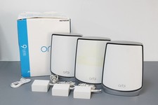 NETGEAR Orbi RBK853 AX6000 Tri-Band Mesh Wi-Fi 6 System 3-pack - White