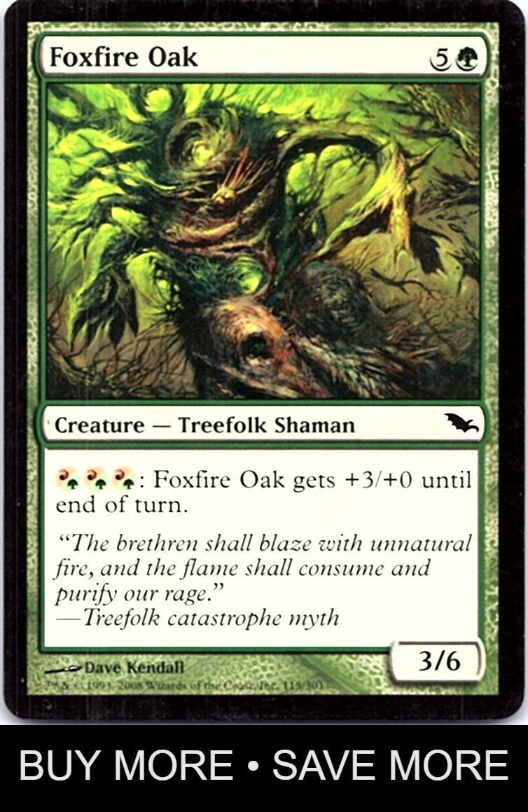 Foxfire Oak LP SHM Shadowmoor MTG