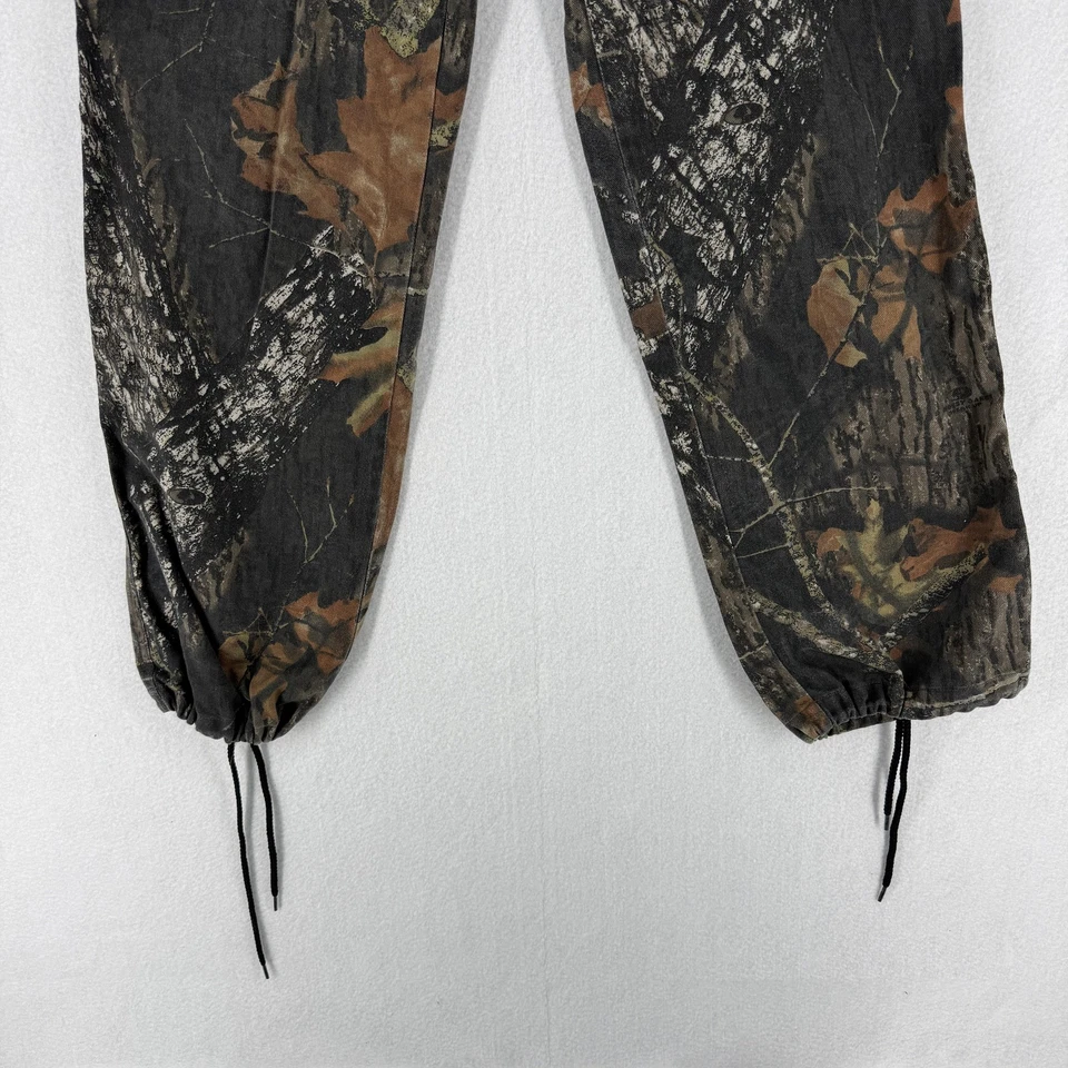 Calça masculina Mossy Oak Field Staff pequena 29x31 camuflagem carga caça cordão - Imagem 2 de 4