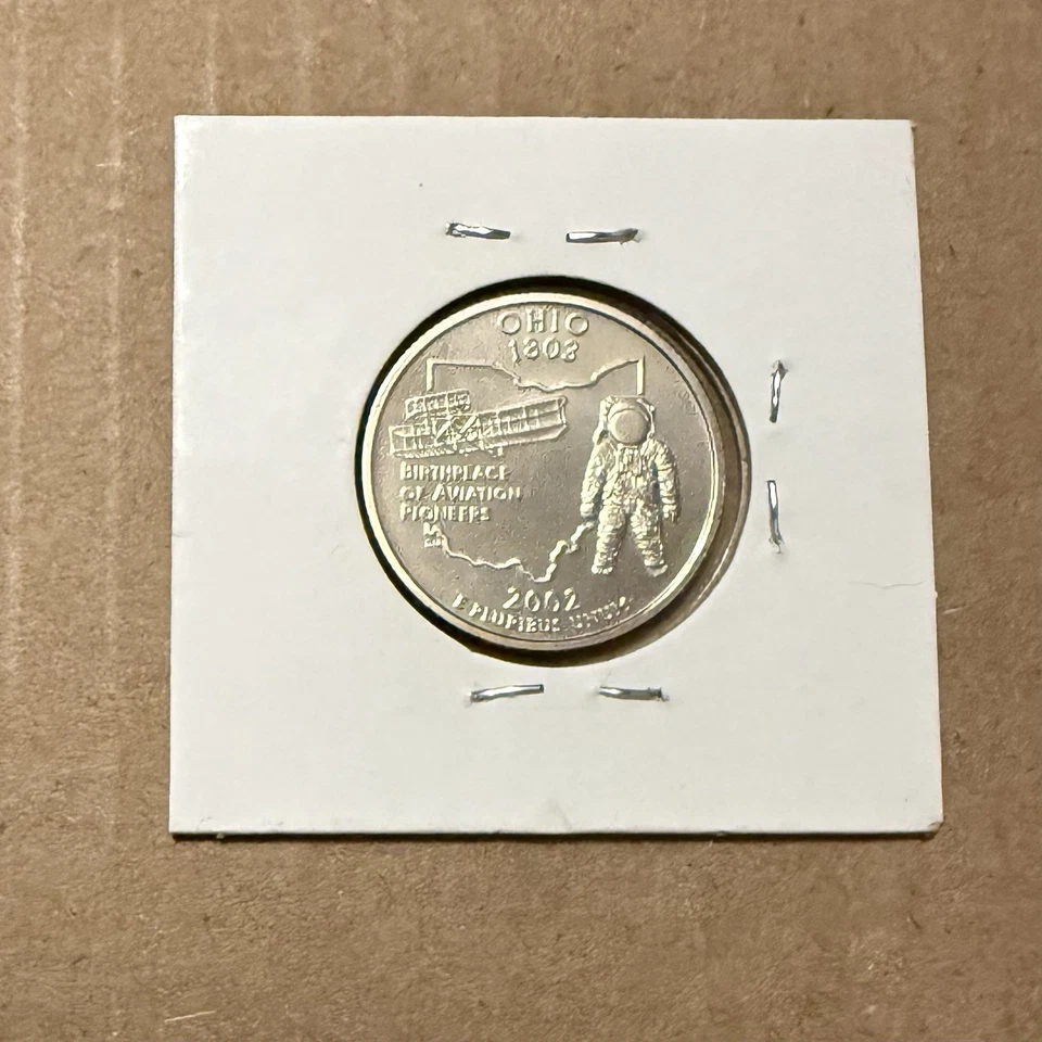 2002 S DCAM GEM Proof Ohio State Quarter - From a U.S. Mint Proof Set - Image 2 of 2