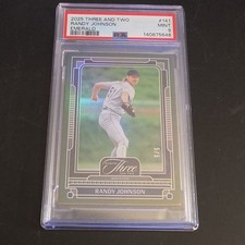 Panini 2025 Three and Two Randy Johnson #141 Emerald /5 PSA 9 Astros Baseball