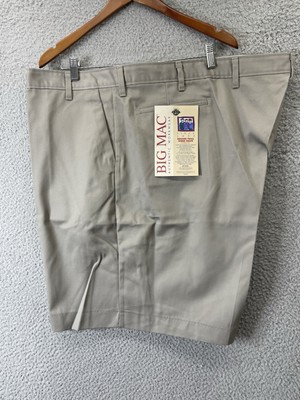   Big Mac (J.C. Penny) Men's Authentic Rugged Twill Beige Work Shirts Size 60