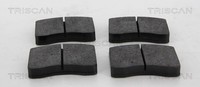 Triscan Bremsbelagsatz, Scheibenbremse 8110 23072 FüR MERCEDES-BENZ