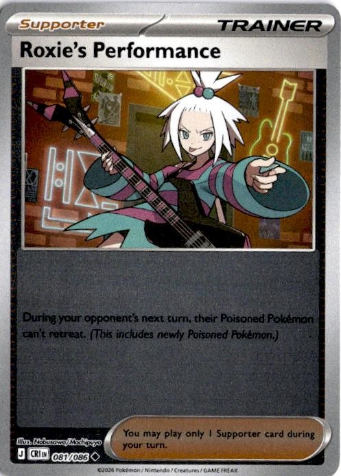 Pokemon Chaos Rising : #077/083 Roxie's Performance (Holo)