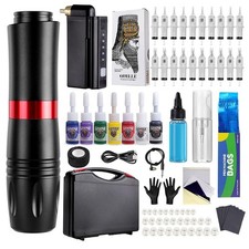 PROFESIONAL Maquina De Tatuaje Kit Para Tatuar Tattoo Rotativa Pluma