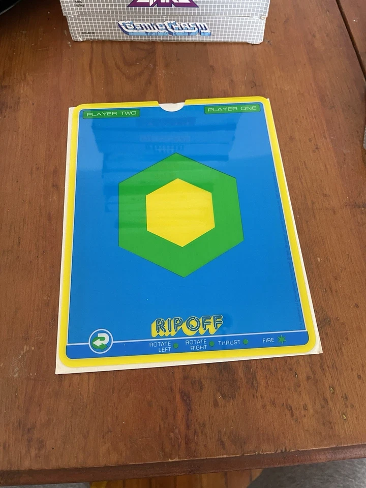 1982 GCE VECTREX RIP OFF CIB COMPLETE CART BOX MANUAL & OVERLAY - Image 3 of 4