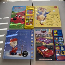 Lot Of 4 Interactive Children  s Books