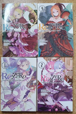 Re: Zero-Starting Life in Another World English Light Novel Vol 1-4