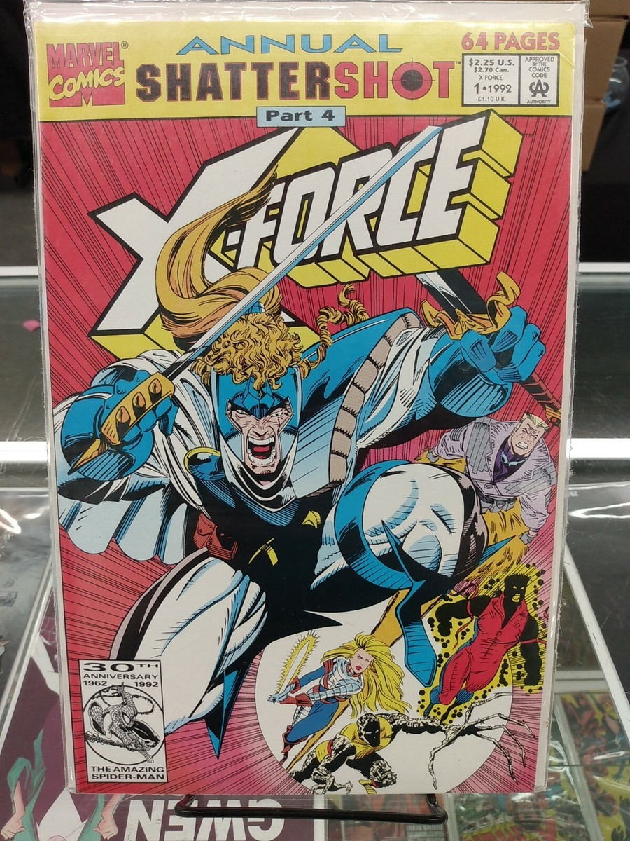 もりもりページ X FORCE ANNUAL #1 SHATTERSHOT PART 4 1992 MARVEL COMICS COMIC BOOK