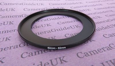 62 mm auf 82 mm 62 mm-82 mm Stepping Step Up Filterring Adapter