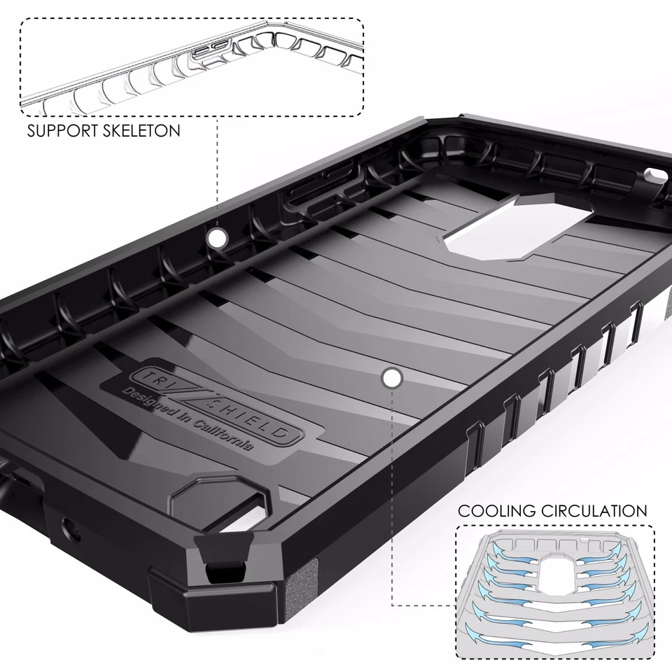 适用于 LG V20,V20s Tri Shield Armor Fusion 混合超薄坚固手机壳 — 第 4/4 张图片