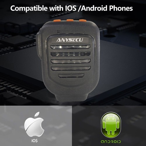 ANYSECU Wireless Bluetooth Microphone Zello PTT Z112 Android Ios System Phone - Zdjęcie 2 z 11