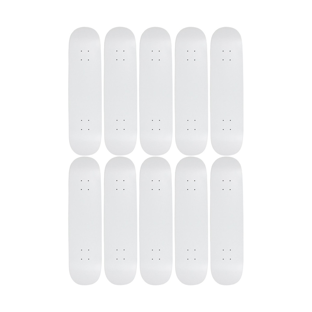 Catlog_Board2 ホワイト 10 Pro Skateboard Decks Blank Choose Your Color + Size (7.75