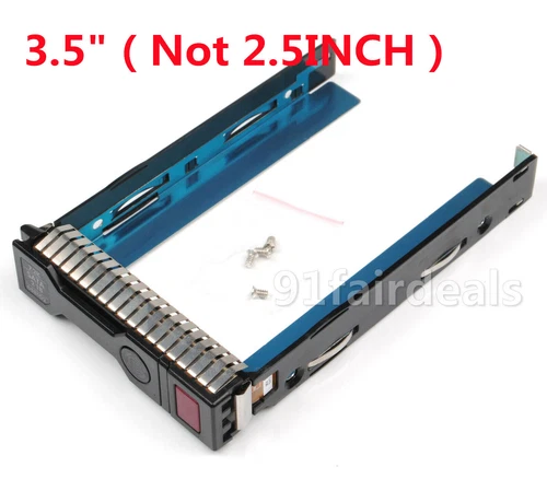 HPE G8 G9 DL380E DL388 Gen8 Gen9 3.5" SAS SATA HDD SSD Caddy Tray 651314-001