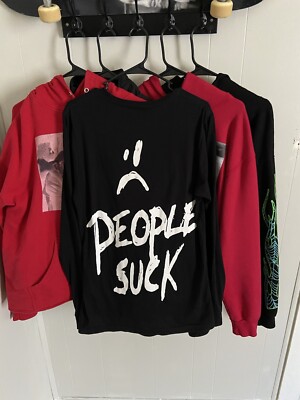 T-shirt XXXTentacion People Suck - Taille L - 100% Authentique Neuf Avec étiquettes