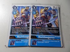 Digimon MachGaogamon *BT4-032 R - English* lot of 2