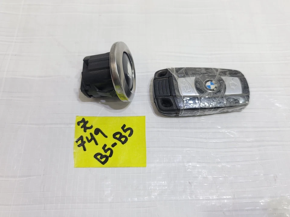 Interruptor de encendido del motor BMW 335i 2007-2013 botón de arranque con llave inteligente 6973276 Foto 3 de 4