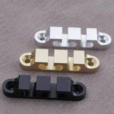 2×Aircraft Aluminum Hipshot Bass 3 String Retainer String Guide Tree MATTE COLOR