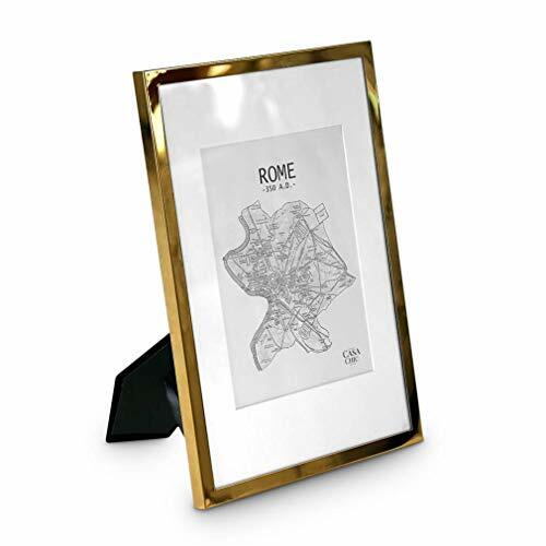 Elegance by Casa Chic A4 Cornice Dorato - Passepartout per Foto 20x15 cm (J9S)
