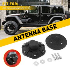 Black Antenna Base Cover For Jeep Wrangler Jk Jl Jt 07-21 Car Auto Accessories Black Antenna Base Cover For Jeep Wrangler Jk Jl Jt 07-21 Car Auto Accessories