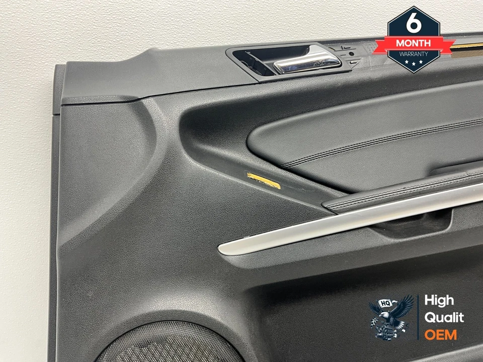 Mercedes-Benz ML350 2006-2012 panel de puerta lateral del pasajero delantero moldura negro OEM Foto 2 de 4